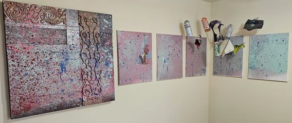 fashion distressed creative  conventional art paint high end expensive clothes wearable art unique