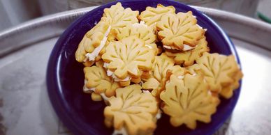 Maple Cream Sandwich Cookies