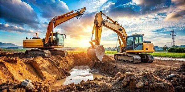Багери и камиони – користена градежна механизација за продажба во Скопје 
