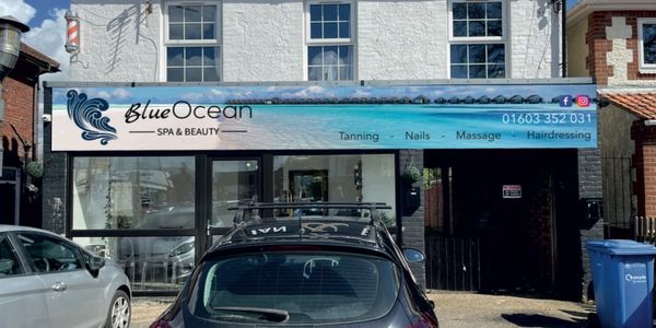 Blue Ocean Spa & Beauty Shop front 92 Harvey Lane Norwich NR7 0AQ