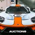 Professional photography of a 2021 Ford GT Gulf Edition