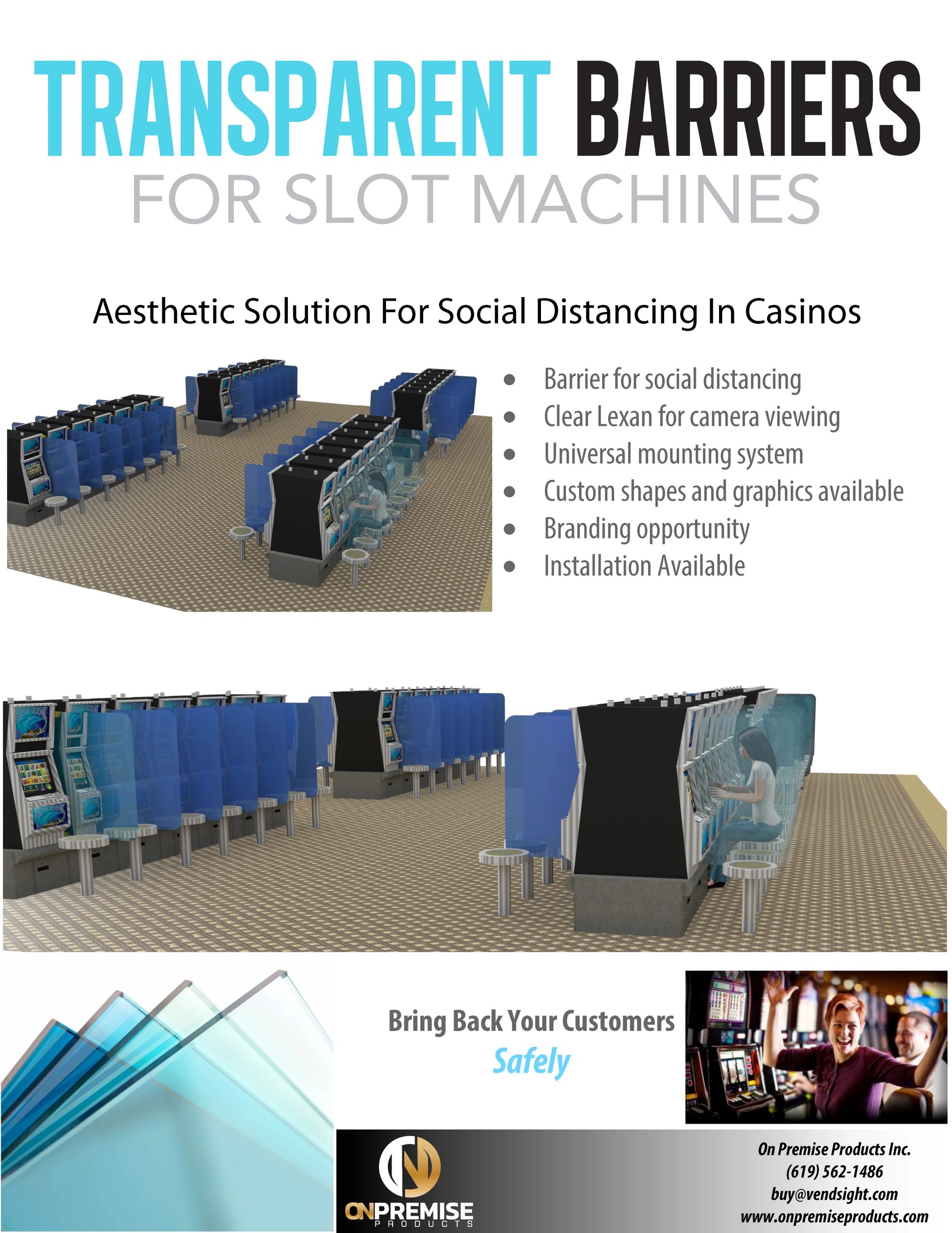 social distancing products for casinos