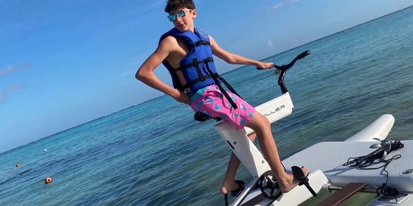 “Ride With Purpose”
At Cycling Waters, offer water bike tours to create empowerment.
