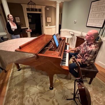 Private voice lesson home studio