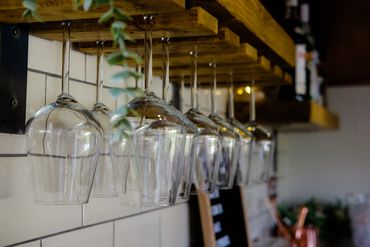 We offer a range of wines.