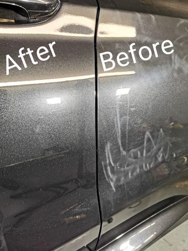 Paint Correction
Scratch removal
