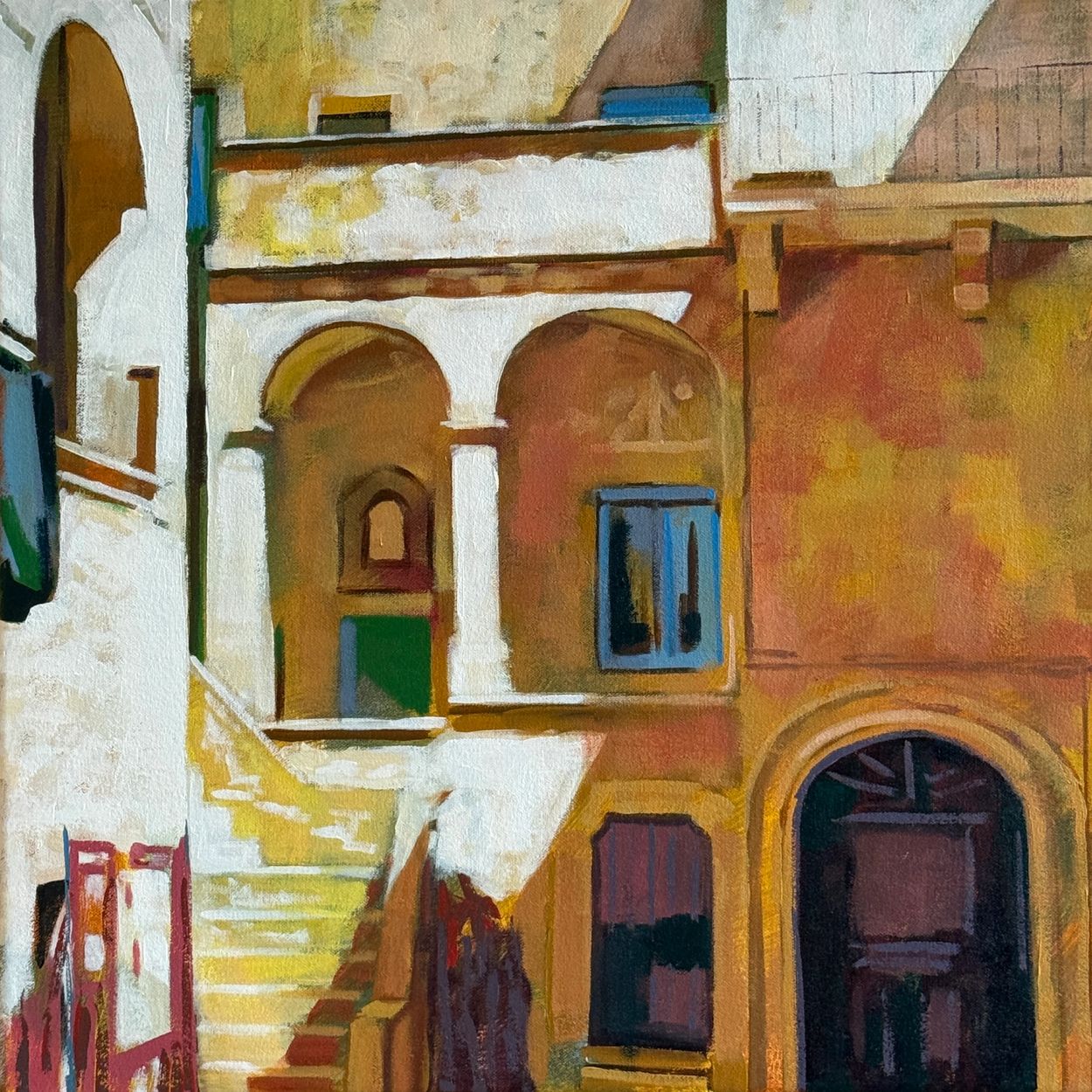 Polignano a Mare 46 x 46 cm, oil on canvas