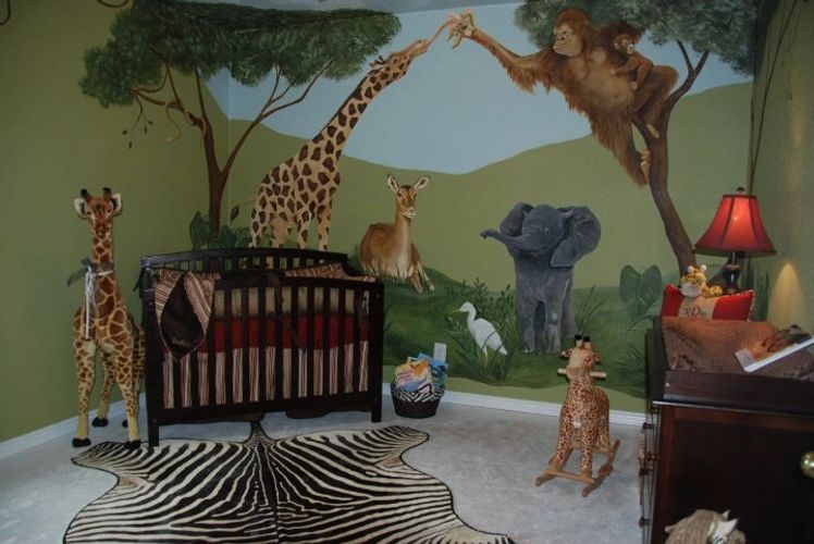 Children's murals houston, murals houston, nursery painting Houston, mural artist Houston