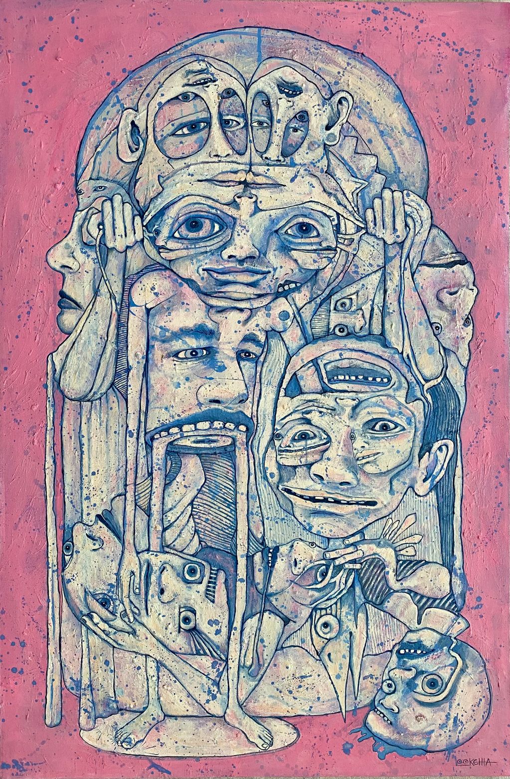 “companionable silence”
acrylic on canvas
24”x 36” 