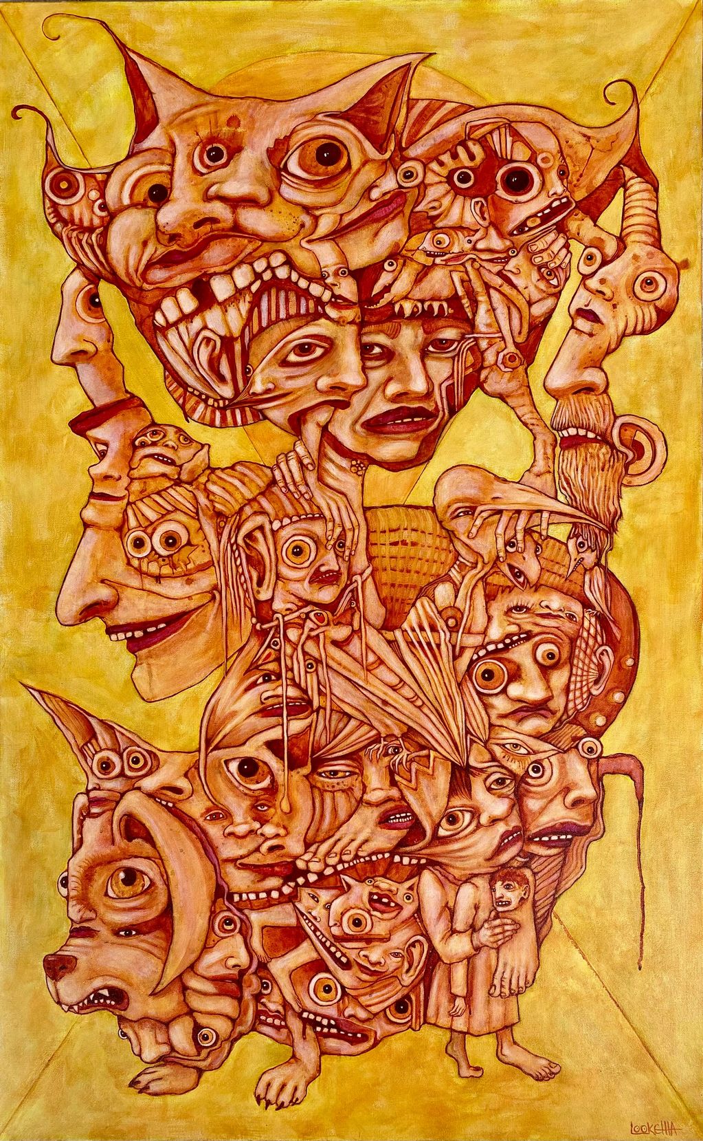 “loose company”
acrylic on canvas
30”x 48”