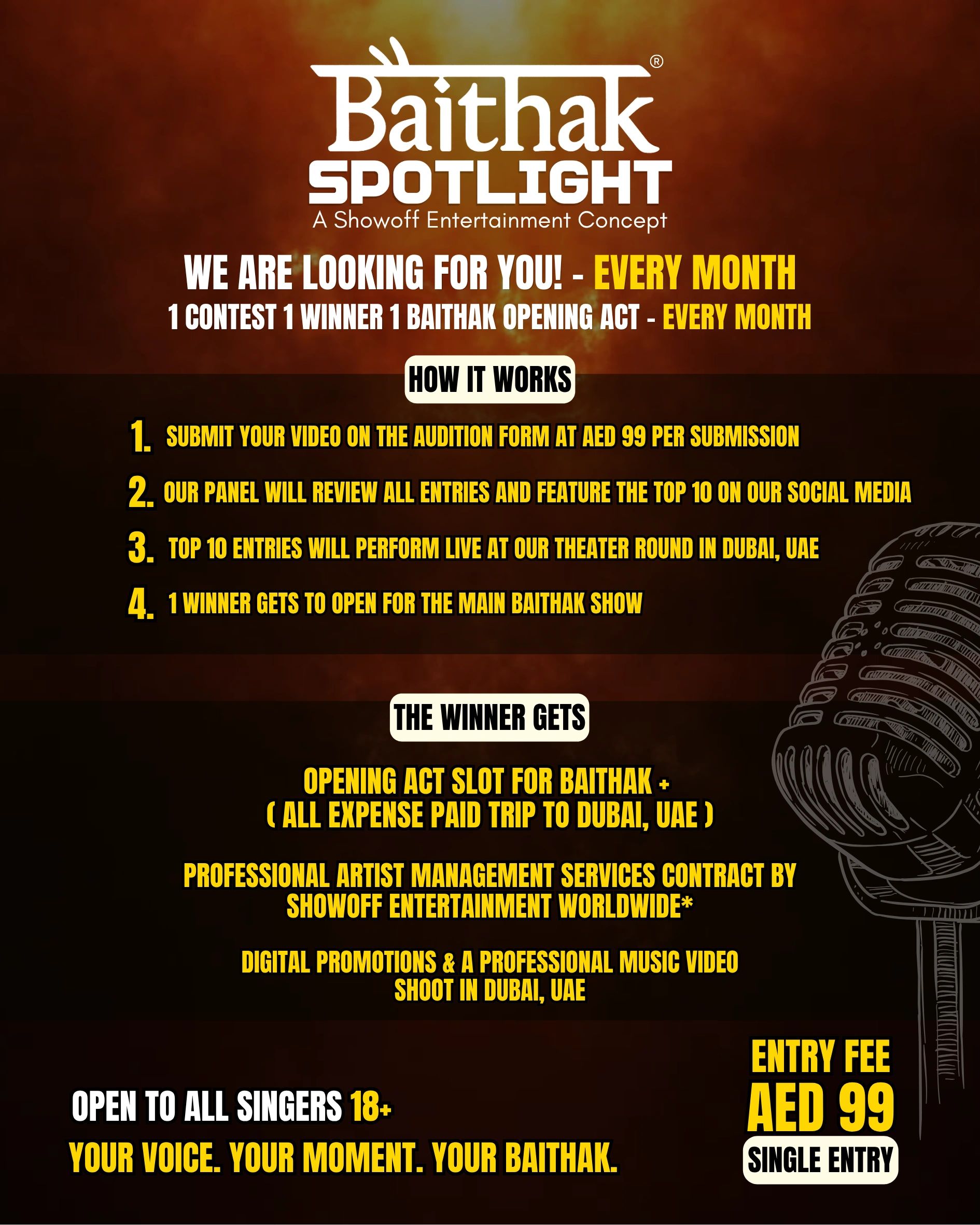 Baithak Spotlight Poster