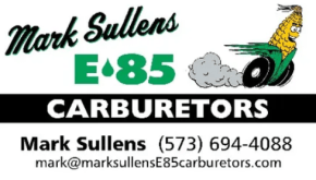 Mark Sullens E85 Carburetors