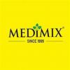 Medimix logo on yellow background.