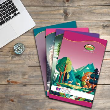 Srinivasa Long Notebooks. Long notebooks set. School stationery. Notebooks. Unruled Notebooks Ruled