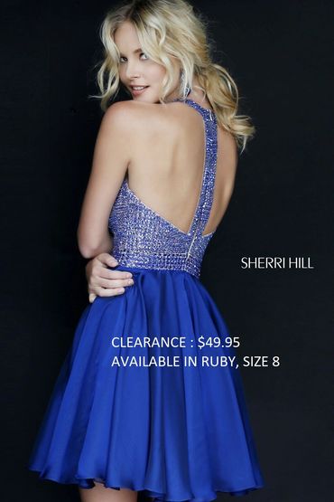 SHERRI HILL 1971.
AVAILABLE IN RUBY, SIZE 8