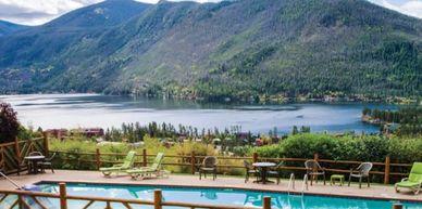 View of Grand Lake from Grand Lake Lodge