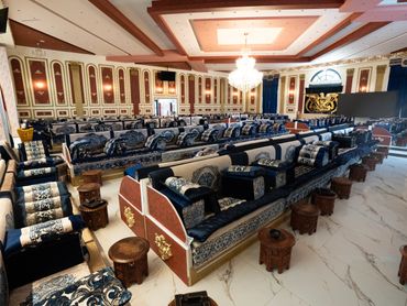 Elegant ballroom in Raeford close to Aberdeen, Pinehurst, and Hope Mills for upscale events.