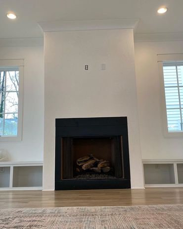 Best Venetian & decorative plaster in Atlanta. Residential plaster. plaster fireplace #plaster