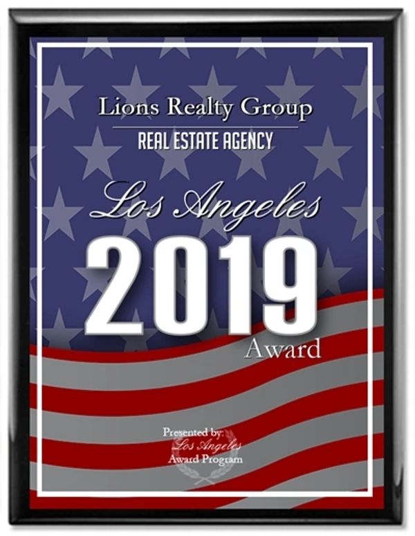 Lions Realty Group (a Division of  YKnot! Enterprises Inc). Receives 2019 Los Angeles Award