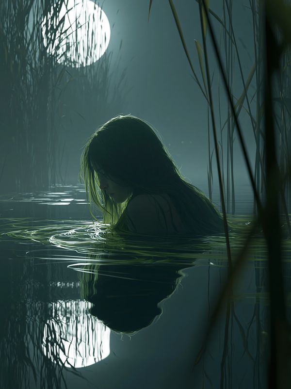 Rusalka from Slavic folklore.