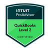 QuickBooks Level 2 certification badge displayed by New York City CPA firm