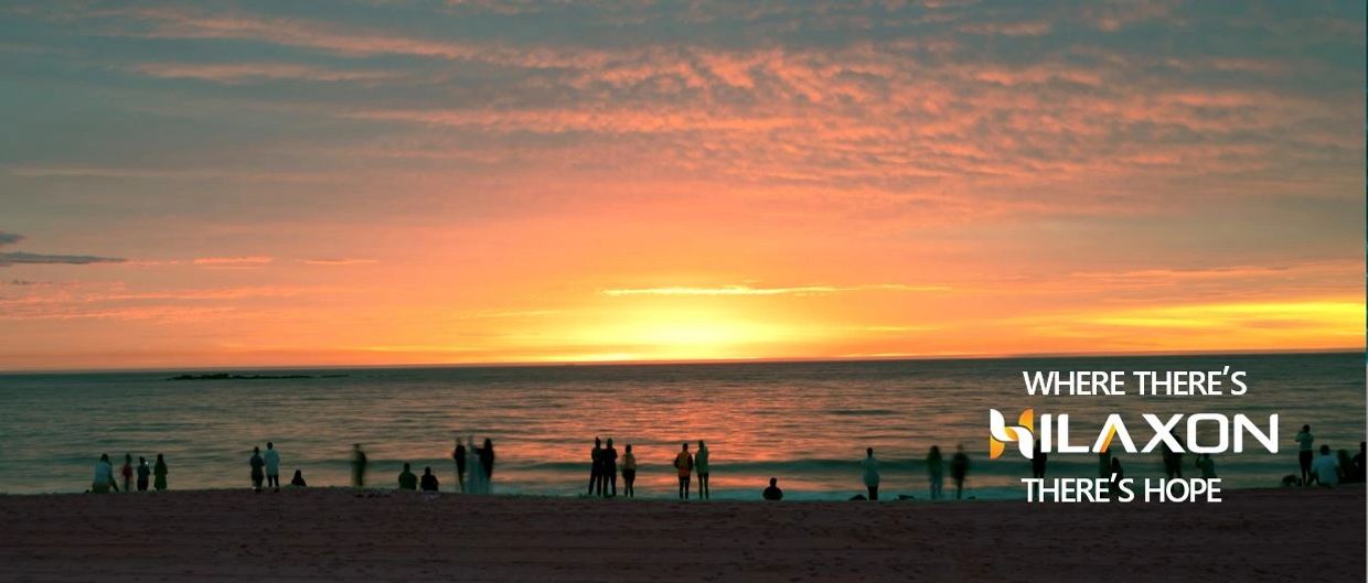 People waiting for Sunrise. Symbolises hope in Hilaxon.