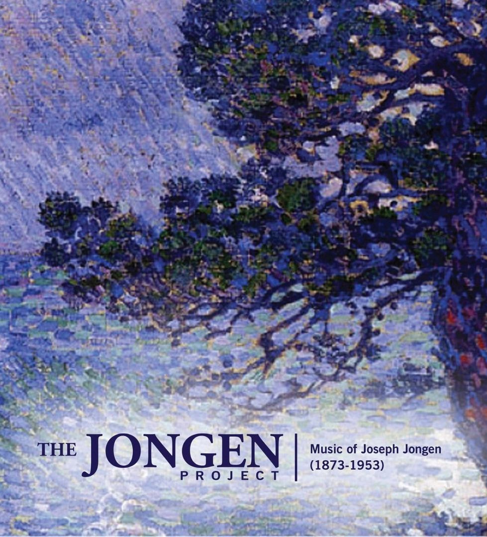 Artistic cover for The Jongen Project featuring a textured tree and sky.