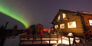 Aurora Borealis Lodge Cabins Fairbanks Northern Lights Overnight Stays