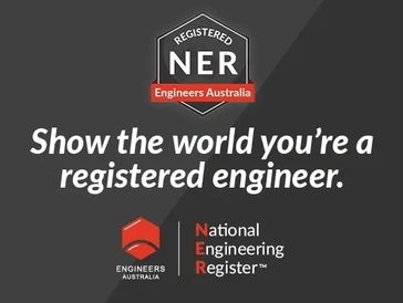 NER Registration logo, National Engineering Register of Engineers Australia 