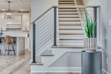 custom home staircase stairs