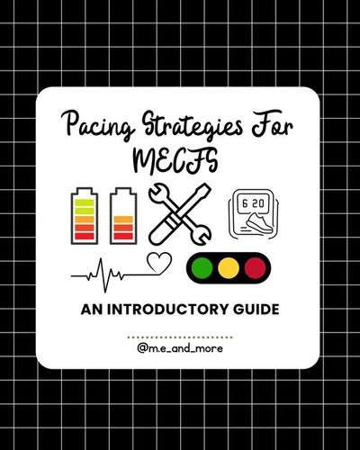 IMAGE SHOWING BASIC STRATEGIES FOR PACING WITH ME/CFS (chronic fatigue syndrome)