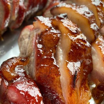 Chasiu o charsiu de cerdo oriental