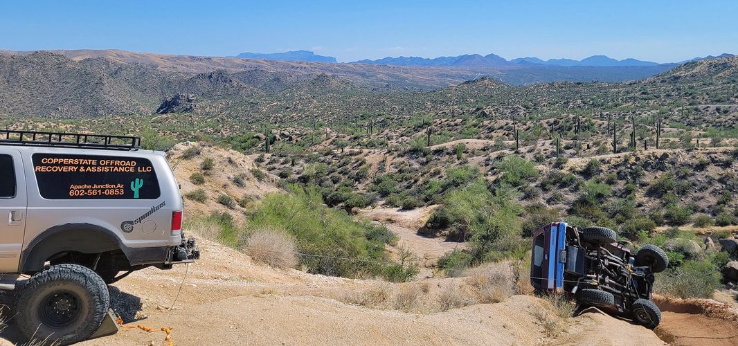 CopperState Off-Road 4x4 Truck Roll Over Rescue Towing