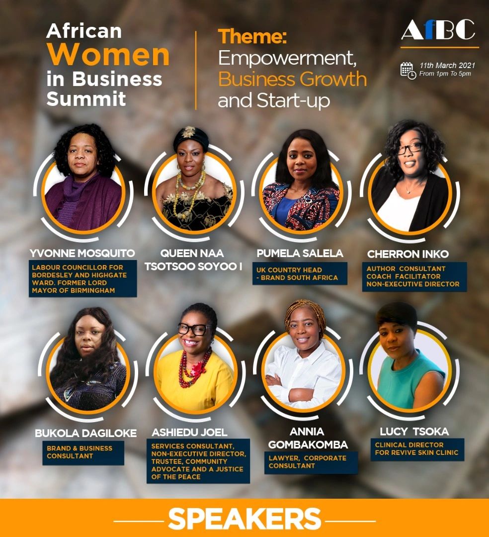 AfBC African Women in Business Summit 2021 Speakers Confirmed
