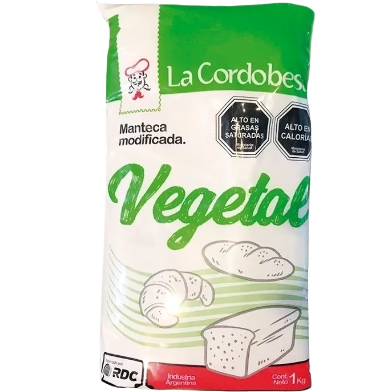 Manteca Vegetal 1 kg (12 unidades)