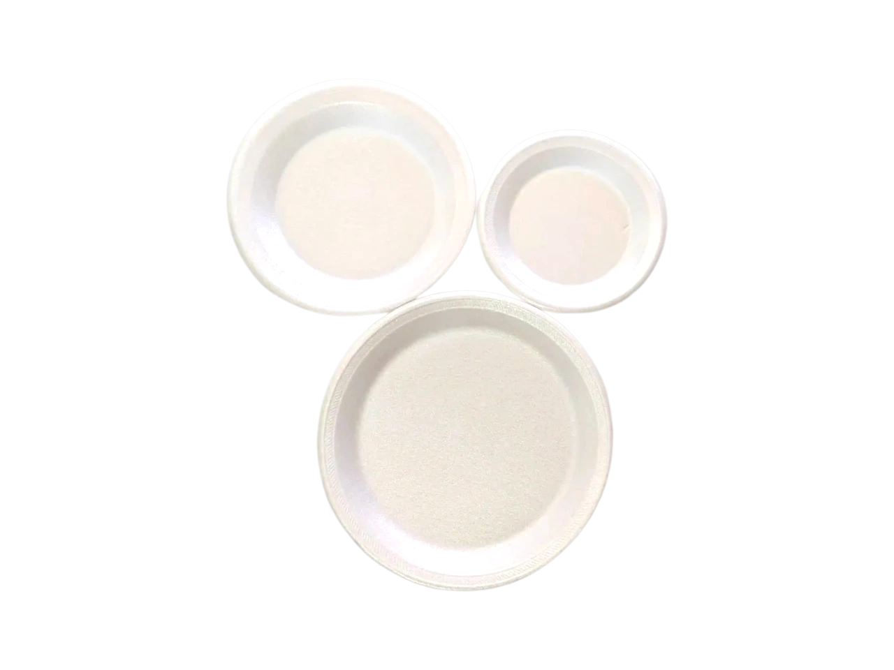 Platos Plumavit (17,5 cm, 22 cm, 26 cm)