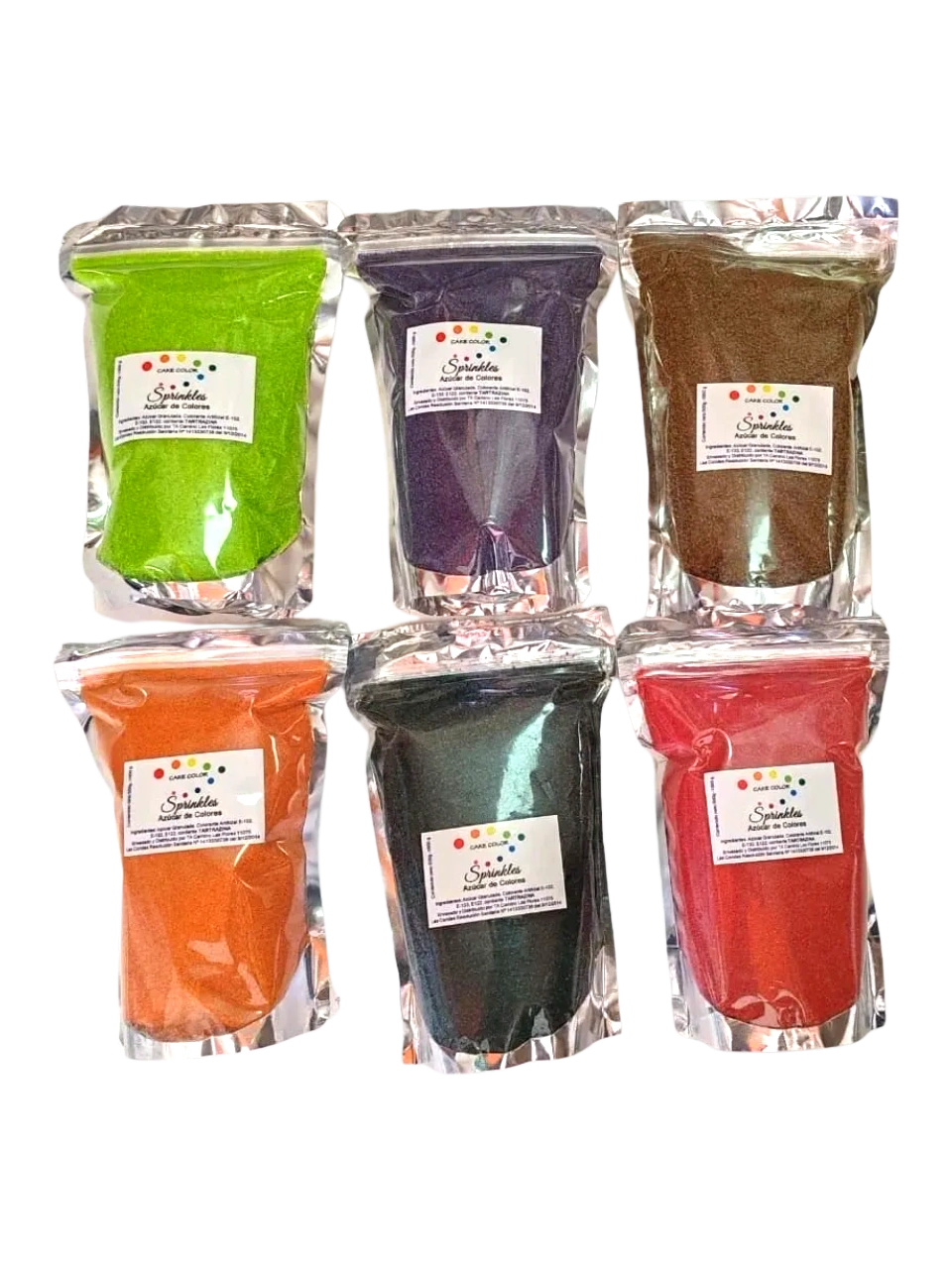 Azúcar de Colores 500 g (10 unidades)