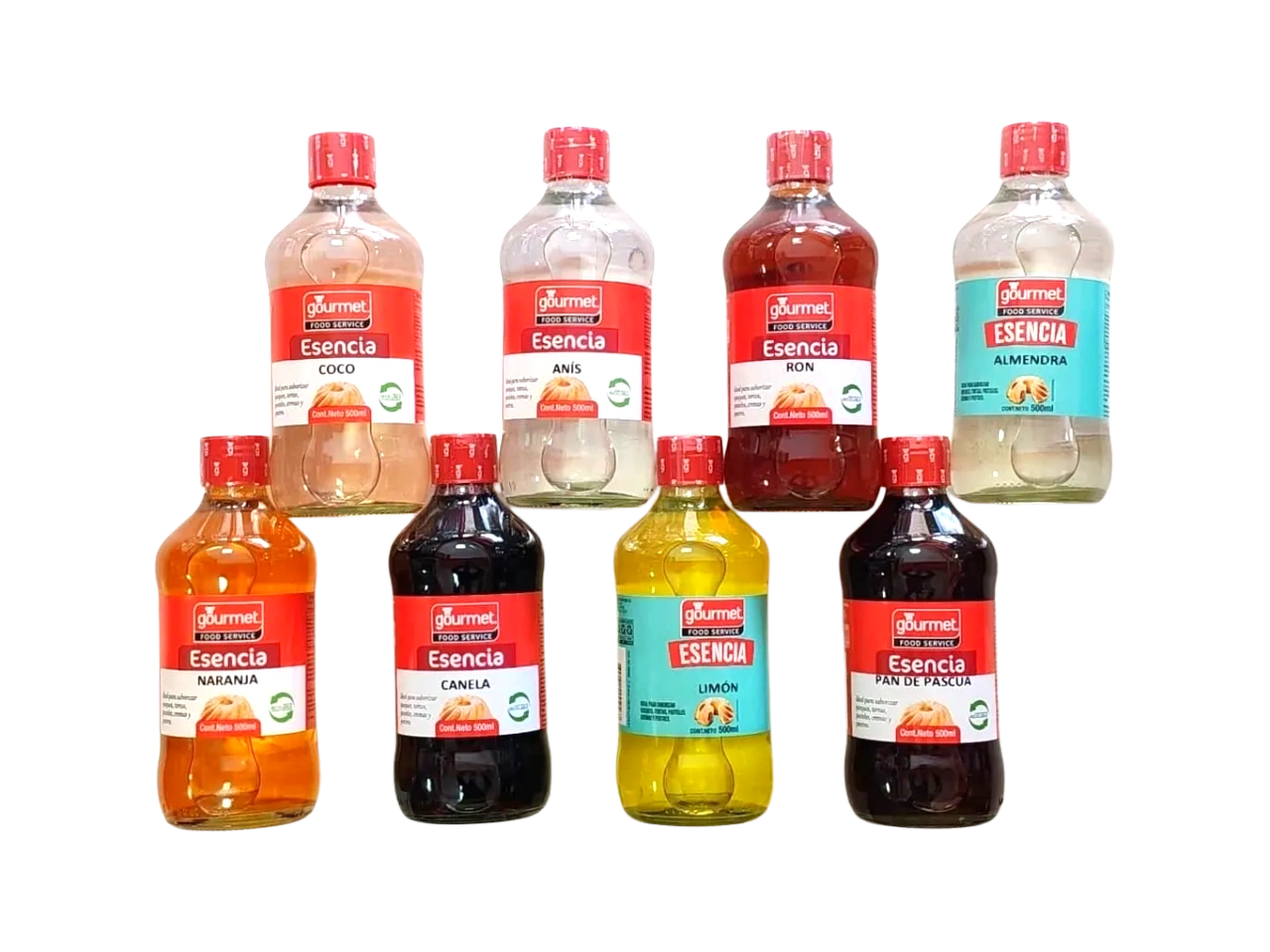 Esencias 500 ml Gourmet (12 unidades)