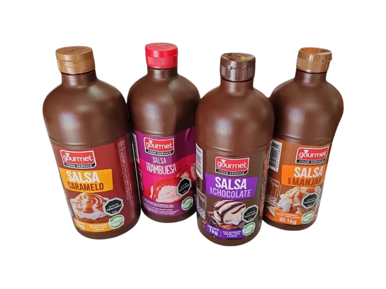 Salsas Reposteras Gourmet 1 kg (10 unidades)