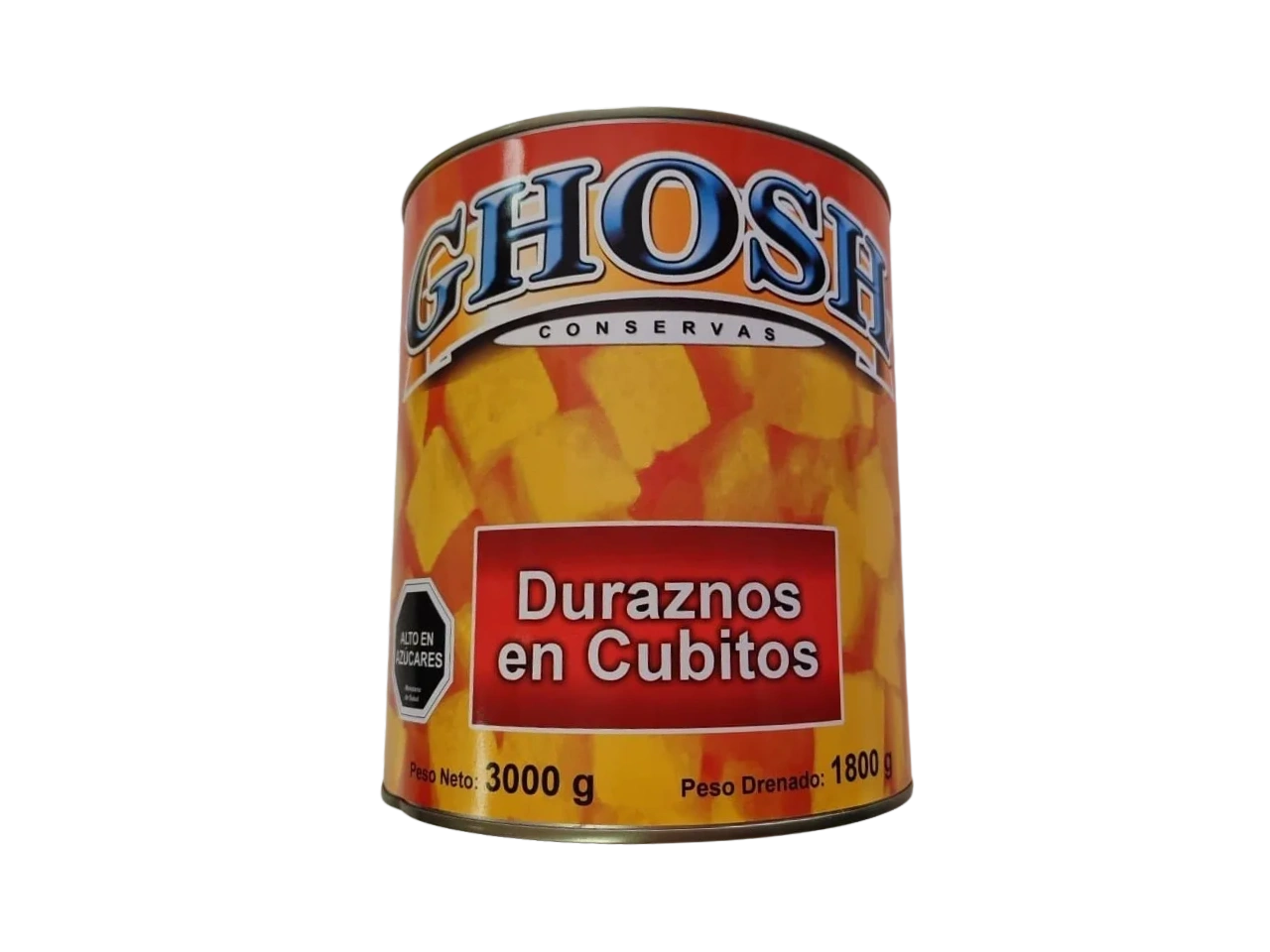 Durazno en Mitades GHOSH 3 kg (6 unidades)