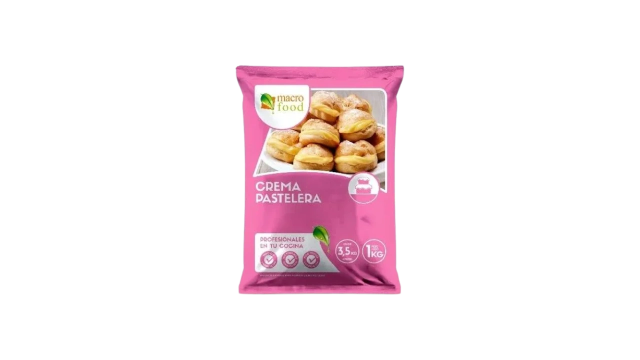 Crema Pastelera Macrofood 1 kg