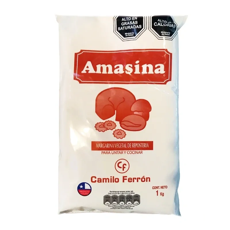 Margarina Vegetal Amasina 1 kg (20 unidades)