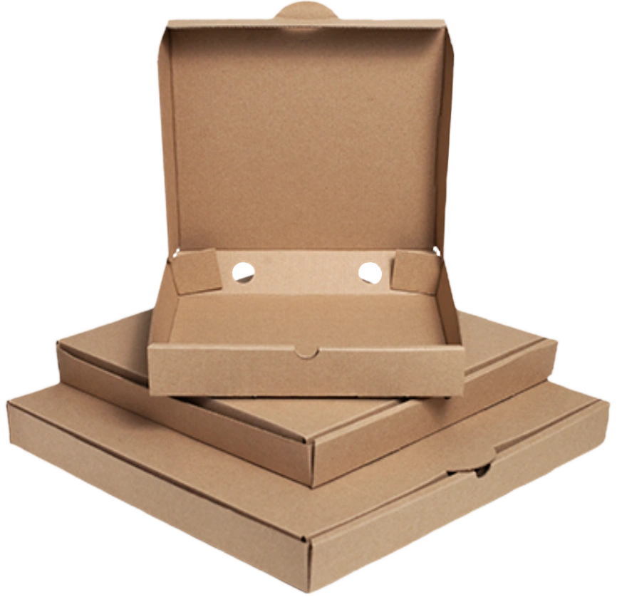 Cajas de Pizza (38 x 38 cm, 32 x 32 cm, 16 x 16 cm)