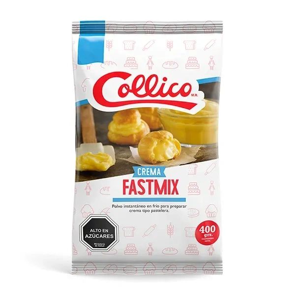 Crema pastelera Collico 400 g (18 unidades)