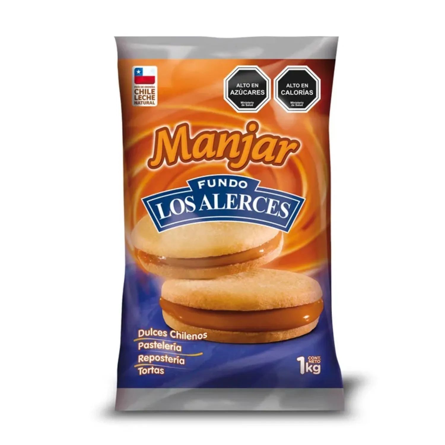 Manjar Los Alerces 1 kg (9 unidades)