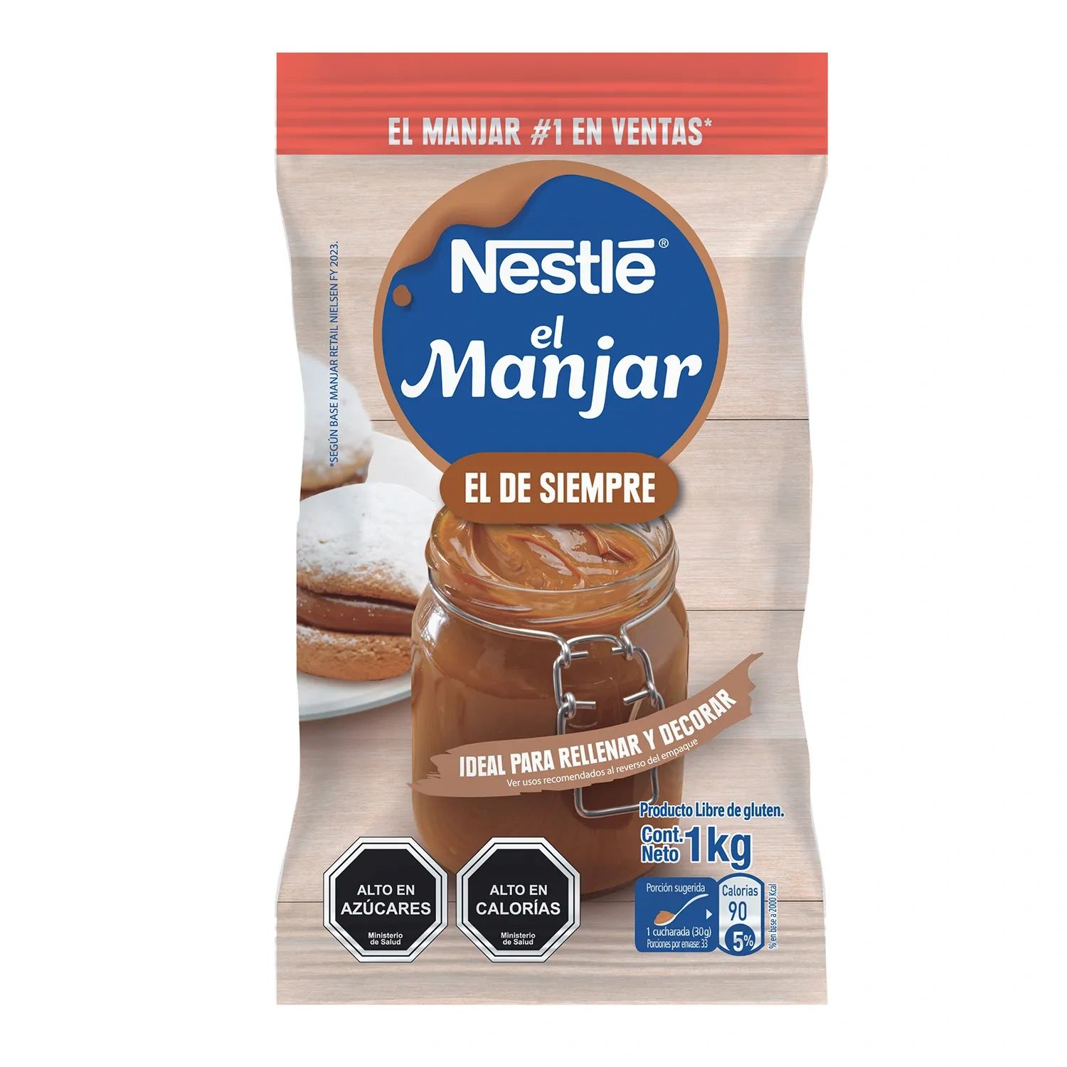 Manjar Nestlé 1 kg (12 unidades)