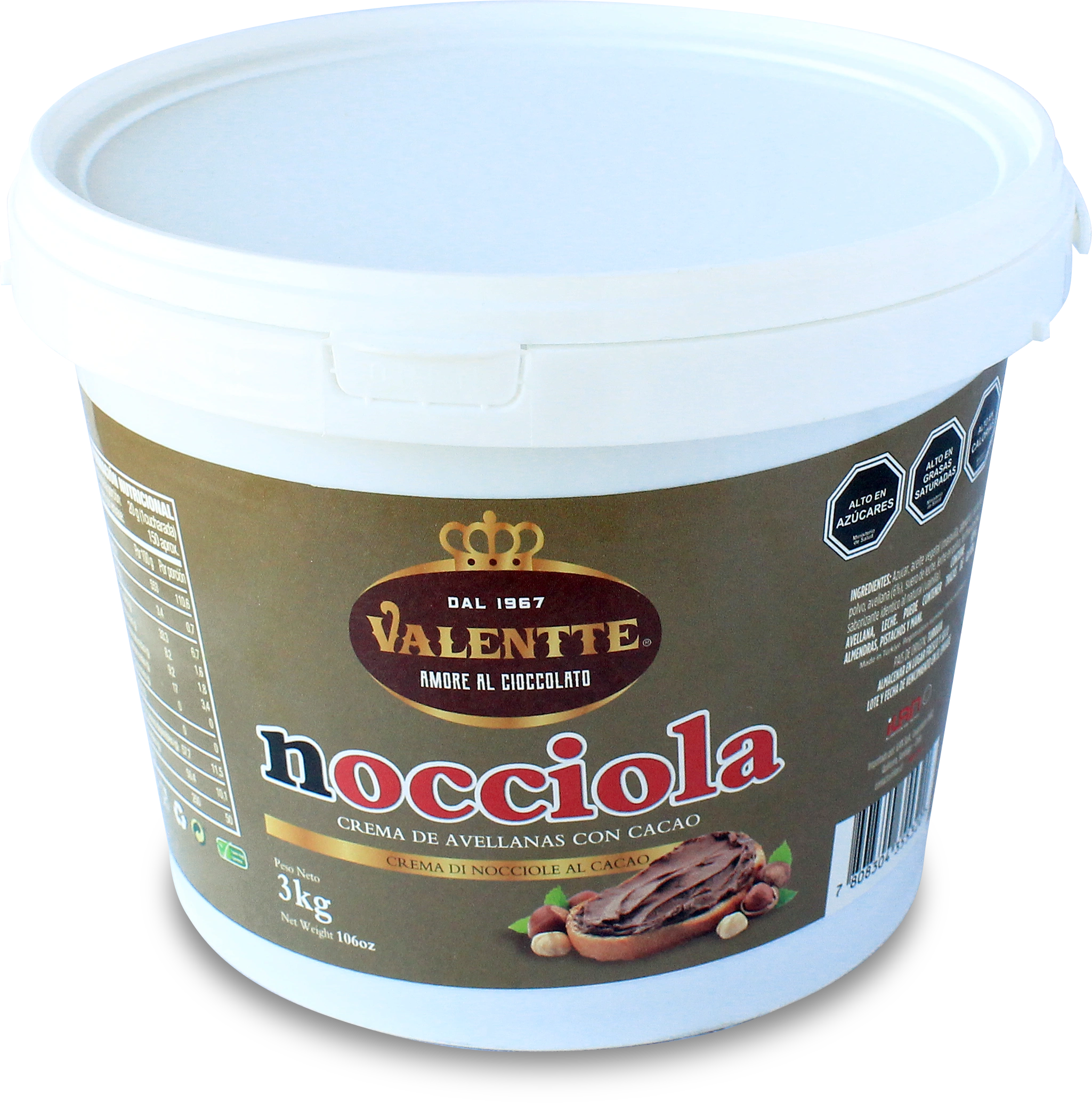 Crema de avellana con cacao Nocciola (2 unidades)