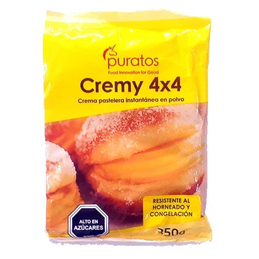 Crema Pastelera 4 x 4 Puratos (12 unidades) 350 g