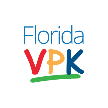Logo of Florida VPK with colorful letters and a green underline.