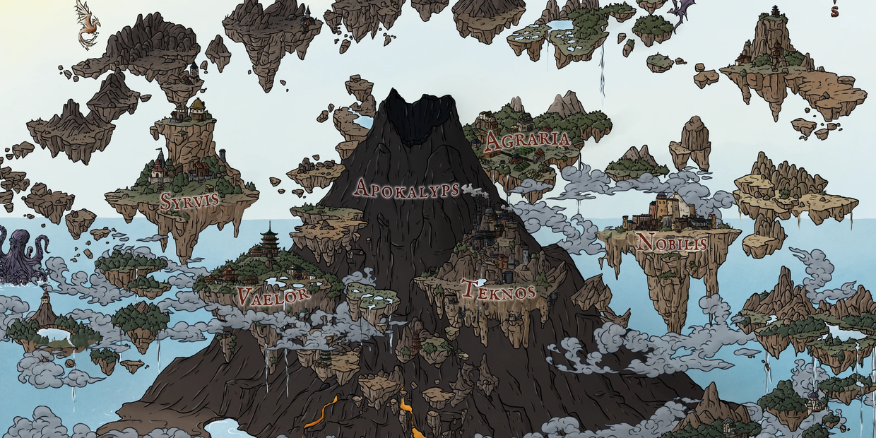 Aruchel - a continental adventure setting for the tabletop roleplaying game, Alloyed RPG.